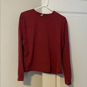 Outdoor Voices Pink Long Sleeve Top, Largest